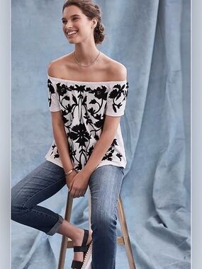 Akemi + Kin "Tropea" Top from Anthropologie M